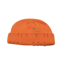 Load image into Gallery viewer, Warm Winter Knit Beanie Hats Women's Autumn and Winter Korean Style Ring Pin Hip Hop Wool Trendy Retro Men Unisex
