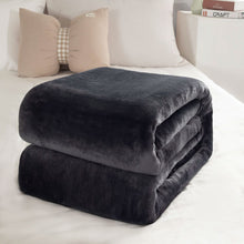 Load image into Gallery viewer, Blanket Solid Color Flannel Blanket Thickened Double-Sided Fleece Sheets Nap Blanket Coral Fleece Blanket
