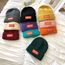 Load image into Gallery viewer, Warm Winter Knit Beanie Hats Wool Women Autumn and Winter Korean Style All-Matching Japanese Student Fashion Casual Unisex
