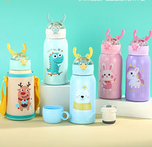 Load image into Gallery viewer, Xmax Christmas Cup Gift Antlers Smart Children's Thermal Insulation Cartoon Cute Water
