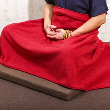 Lade das Bild in den Galerie-Viewer, Meditation Meditation Coral Fleece Cover Leg Blanket Cushion Futon Autumn and Winter Blanket Leisure
