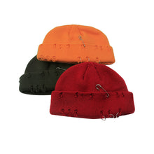 Load image into Gallery viewer, Warm Winter Knit Beanie Hats Women's Autumn and Winter Korean Style Ring Pin Hip Hop Wool Trendy Retro Men Unisex
