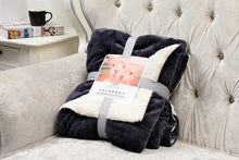 Lade das Bild in den Galerie-Viewer, Winter Thickened Velvet Blanket Berber Fleece Blanket Single Double Blanket Double Layer Gift Blanket
