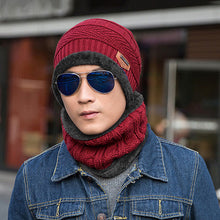 Load image into Gallery viewer, Warm Winter Knit Beanie Hats Wool Men's Autumn Fleece Women's Korean-Style Fashionable Ear Protection Unisex
