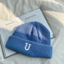 Load image into Gallery viewer, Warm Winter Knit Beanie Hats  Japanese Style All-Matching Thickened Letters Show Face Small Woolen Cap Children Unisex
