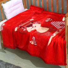 Lade das Bild in den Galerie-Viewer, Babies' Woolen Blanket Thick Double Layer Raschel Cartoon Extra Thick Autumn and Winter Small Cloud Blanket
