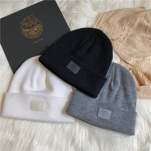 Load image into Gallery viewer, Warm Winter Knit Beanie Hats Ins Wool Women Autumn Solid Color Hat Trendy Couple Male All-Match Unisex
