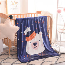 Load image into Gallery viewer, Children's Small Blanket Cartoon Blanket Coral Fleece Flannel Children's Blanket Blanket
