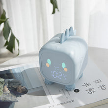 Load image into Gallery viewer, Smart Multi-Function Alarm Clock LED Display Digital Bedside Silicone Dragon Cartoon Children&#39;s Alarm Clock

