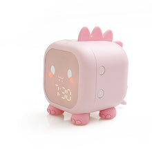 Load image into Gallery viewer, Smart Multi-Function Alarm Clock LED Display Digital Bedside Silicone Dragon Cartoon Children&#39;s Alarm Clock
