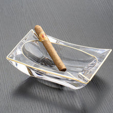 Lade das Bild in den Galerie-Viewer, Ashtray Creative Crystal Glass  Modern Office Large Simple Light Luxury Cigar Ashtray
