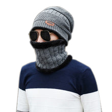 Load image into Gallery viewer, Warm Winter Knit Beanie Hats Wool Men's Autumn Fleece Women's Korean-Style Fashionable Ear Protection Unisex
