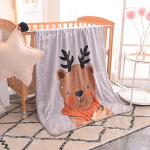 Load image into Gallery viewer, Children's Small Blanket Cartoon Blanket Coral Fleece Flannel Children's Blanket Blanket
