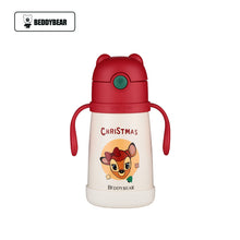 Lade das Bild in den Galerie-Viewer, Xmax Christmas Cup Gift Korean Bear Insulated Stainless Steel Children
