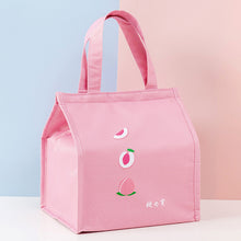 Lade das Bild in den Galerie-Viewer, Practical Portable Lunch Bag Japanese Fashionable Simple Fresh Fruit Waterproof Lunch Bag
