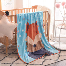 Load image into Gallery viewer, Children's Small Blanket Cartoon Blanket Coral Fleece Flannel Children's Blanket Blanket
