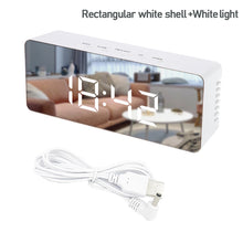 Load image into Gallery viewer, Smart Multi-Function Alarm Clock LED Display Mirror Digital Clock Student Children Electronic Alarm Clock
