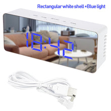 Load image into Gallery viewer, Smart Multi-Function Alarm Clock LED Display Mirror Digital Clock Student Children Electronic Alarm Clock
