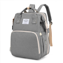 Load image into Gallery viewer, Backpack Extendable Bedspread Portable Folding Crib Large Capacity out Baby Diaper Bag
