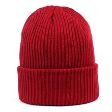 Load image into Gallery viewer, Warm Winter Knit Beanie Hats Women's Cold-Proof Woolen Cap Men's Classic Pullover Unisex
