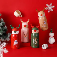 Load image into Gallery viewer, Xmax Christmas Cup Gift Antlers Smart Children's Thermal Insulation Cartoon Cute Water
