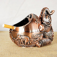 Load image into Gallery viewer, Ashtray Lid Sealed Anti-Fall Windproof Personalized Creative Decoration Men's Gift Ashtray
