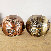 Load image into Gallery viewer, Ashtray Spherical  Creative Retro round High-Grade Metal Drop-Resistant Multifunctional Ashtray
