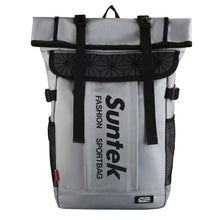 Load image into Gallery viewer, Backpack Sports Leisure Travel Bag Tooling Style Reflective College Students Bag
