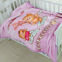 Lade das Bild in den Galerie-Viewer, Babies' Woolen Blanket Thick Double Layer Raschel Cartoon Extra Thick Autumn and Winter Small Cloud Blanket

