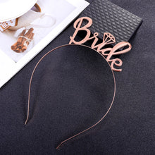 Load image into Gallery viewer, 2PCs Alloy Bridal Headdress Bride to Be Crown Hair Clasp

