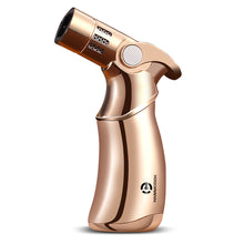 Load image into Gallery viewer, Ashtray Torch Lighter Metal Ceramic  Stainless Steel Cigar Cutter Ashtray
