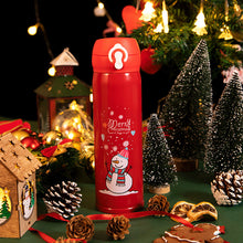 Load image into Gallery viewer, Xmax Christmas Cup Gift Cartoon Children Bounce Insulation Couple Creative 304 Stainless Steel Student Water
