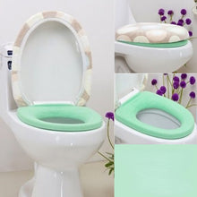 Load image into Gallery viewer, 3pcs Toilet Seat Cover Pads Cushion Bathroom   Lid  Pedestal Ring O-Ring   Three-Piece Set
