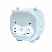 Load image into Gallery viewer, Smart Multi-Function Alarm Clock LED Display Cute Stupid Cow Voice-Controlled Voice-Time Night Light for Children
