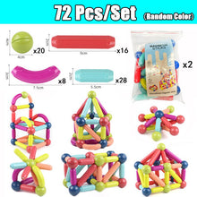 Lade das Bild in den Galerie-Viewer, 25-144Pcs Magnetic Stick Building Blocks game Set DIY Magnetic Toy Bricks
