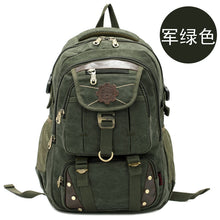 Lade das Bild in den Galerie-Viewer, Backpack Canvas Men's  Laptop Mountaineering Travel
