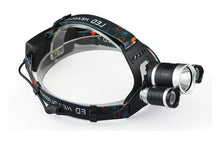 Lade das Bild in den Galerie-Viewer, Head Light Led Five-Head Strong Light Rechargeable Induction Night Fishing Long Shot
