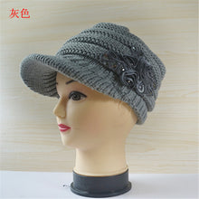 Load image into Gallery viewer, Warm Winter Knit Beanie Hats Autumn Women's Wool Duck Tongue Earmuffs Unisex
