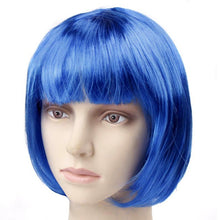 Lade das Bild in den Galerie-Viewer, 2x Halloween Xmas Christmas Gifts Decoration Masquerade Supplies Wig Student Hair More than Bob Haircut
