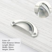 Load image into Gallery viewer, 2PCS Vintage Handles Cabinet Knobs and Handles Antique Retro Darwer Pulls Box Cupboard Handle Furniture Hardware Shell
