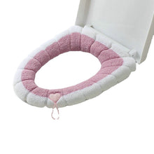Load image into Gallery viewer, 3pcs Toilet Mat Household Toilet Seat Thickened Four Seasons Toilet Seat Closestool Cushion Washable
