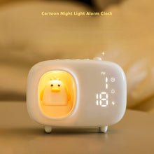 Load image into Gallery viewer, Smart Multi-Function Alarm Clock LED Display Cute Cute Alarm Clock Student Children Decoration Night Light
