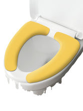 Load image into Gallery viewer, 3pcs Four Seasons  Waterproof Toilet Mat Adhesive Toilet Seat Cover Household Washable
