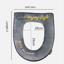 Load image into Gallery viewer, 3pcs Plus-Sized Toilet Mat Toilet Seat Cushion Four Seasons Toilet Seat Cover Household
