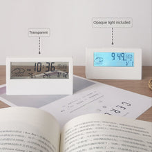 Load image into Gallery viewer, Smart Multi-Function Alarm Clock LED Display Simple Clock Weather Humidity Transparent Luminous Electronic Clock
