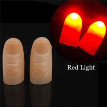 Lade das Bild in den Galerie-Viewer, 2pcs Magic Thumbs Led  Light Toys for Adult Children Magic Trick Props
