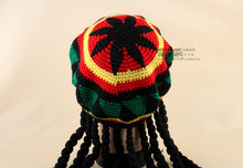 Load image into Gallery viewer, Warm Winter Knit Beanie Hats Jamaica Dreadlocks Wig for Men and Women Unisex
