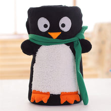 Load image into Gallery viewer, Creative Santa Claus David's Deer Snowman Penguin Blanket Cartoon Double-Sided Flannel
