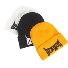 Load image into Gallery viewer, Warm Winter Knit Beanie Hats Autumn and Winter Letter Three-Dimensional Embroidery Pullover Wool Knit Unisex
