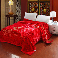 Load image into Gallery viewer, Wedding Super Soft Blanket Autumn and Winter Thickening Double Layer Laschel Blanket Group Purchase Gift

